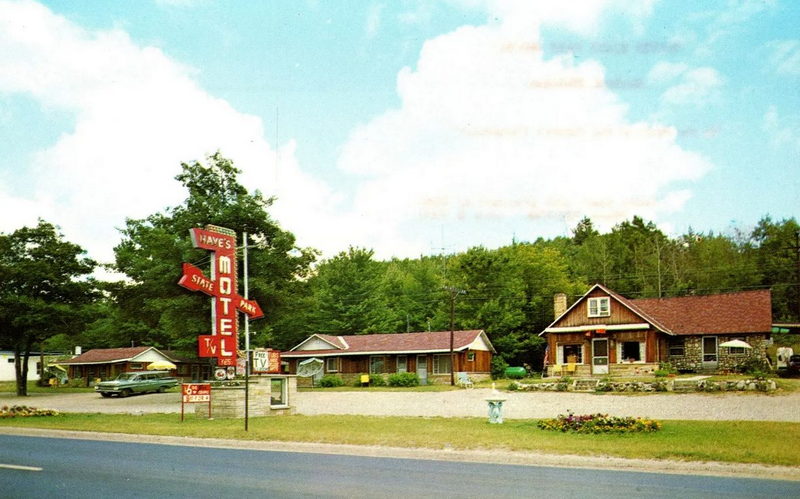 Hayes State Park Motel - Postcard